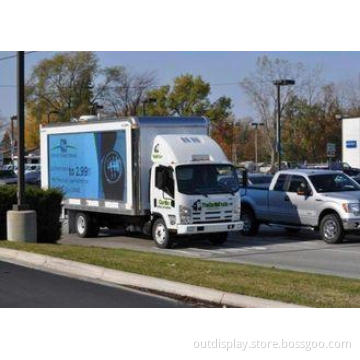 Advertising Truck Mobile LED Display P6 , Trailer LED Displ